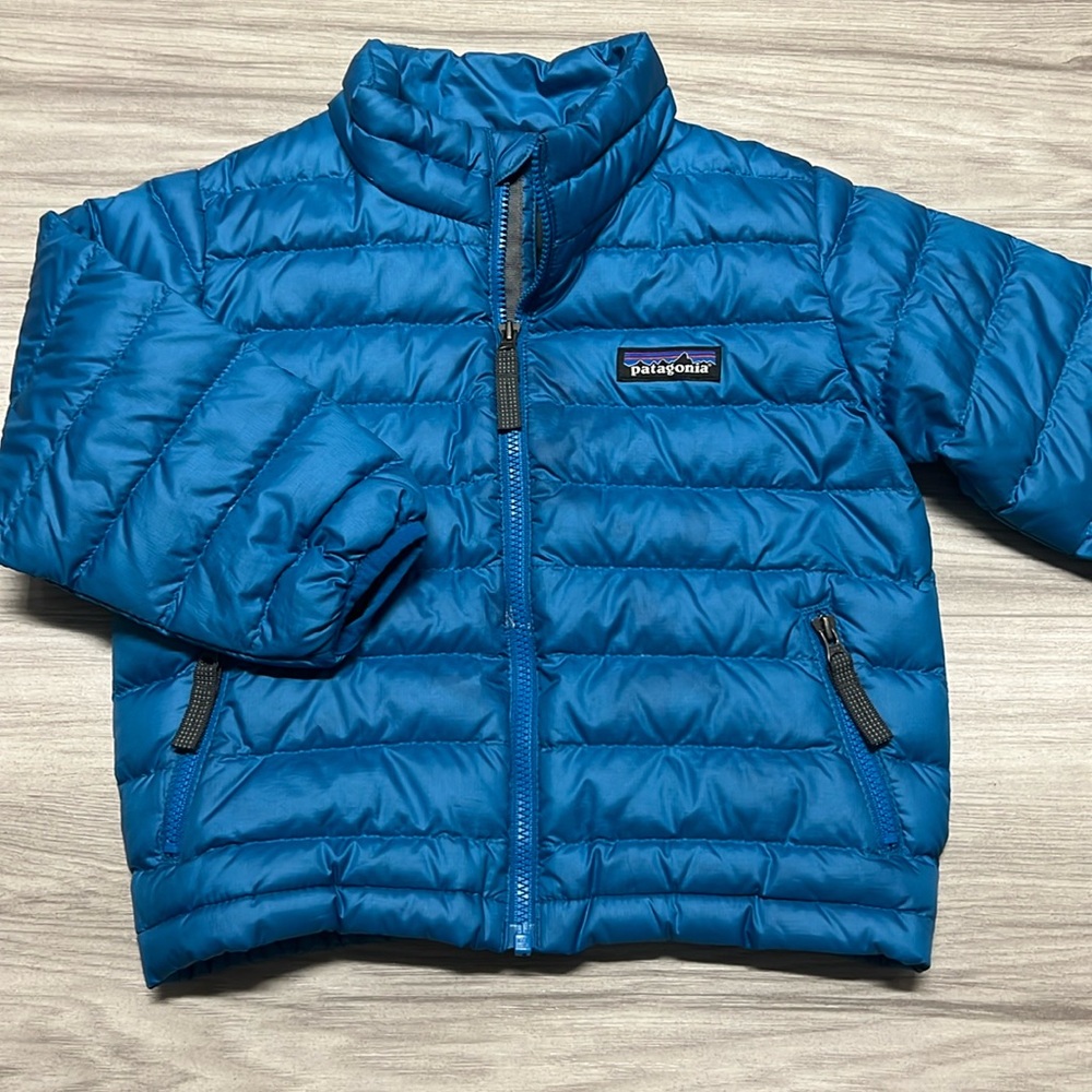 COPY - Used Patagonia Blue puffy Jacket, 2T